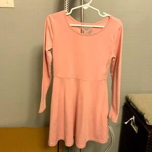 Mauve long sleeve dress